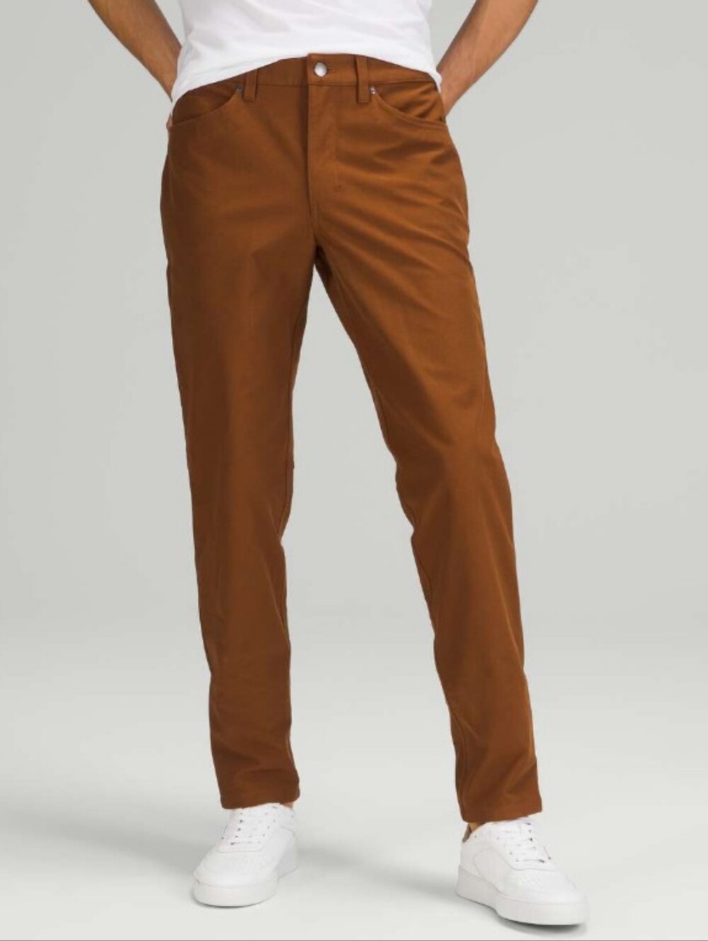 lululemon athletica Men's ABC Slim Utilitech Copper Brown Pants Size 32